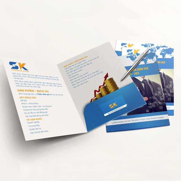 Mẫu in kẹp file, folder đựng tài liệu có tai cài card visit in nhanh lấy ngay tại PrintXpress