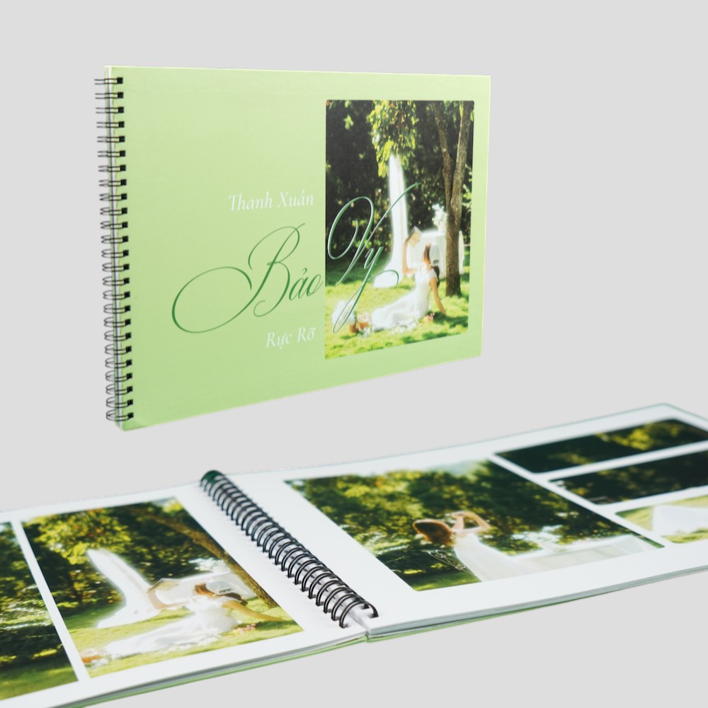 Mẫu in sổ tay, đóng sổ gáy xoắn lò xo nhựa sắt lấy ngay trong ngày tại PrintXpress